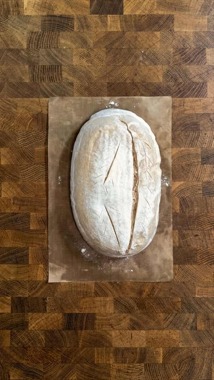 Recipe for sourdough bread 60% wholemeal flour