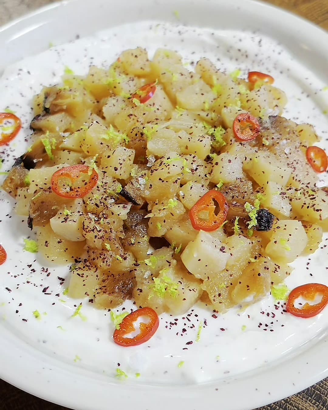 A recipe for grilled colorful ceviche on PRO yogurt